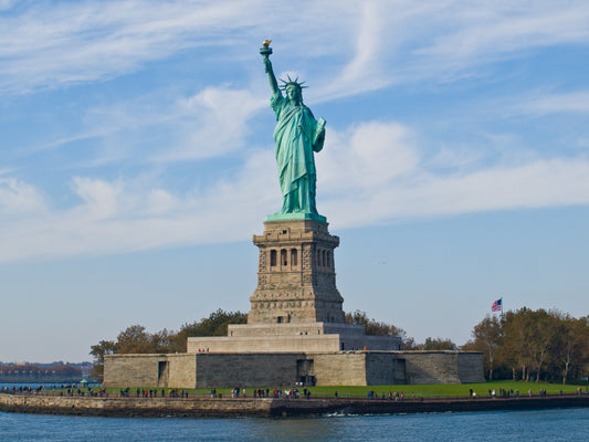 Statue of Liberty and the New York City skyline